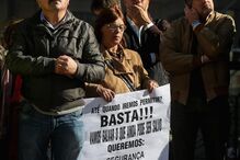 Manifestação de lesados do BES em Lisboa, em fevereiro de 2018