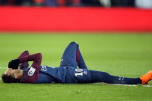 Neymar lesionou-se no jogo PSG - Marselha