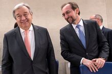 Zeit Ra'ad Al Hussein e António Guterres
