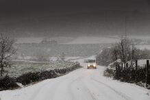 Neve cobre de branco Trás-os-Montes