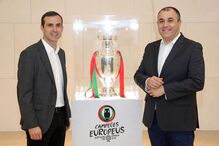 Pedro Pauleta e Carlos Rodrigues, diretor-executivo do CM/CMTV   