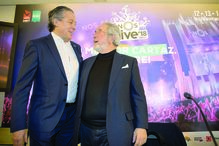Álvaro Covões, promotor do festival, e Isaltino Morais, presidente da Câmara Municipal de Oeiras 
