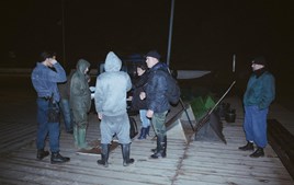 Três pescadores foram detidos pela Polícia Marítima na foz do rio Tornada, por crime de danos contra a natureza