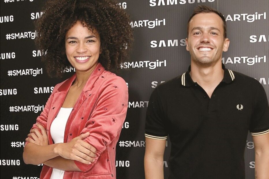 Ana Sofia Martins e Pedro Teixeira trabalham juntos há dois meses