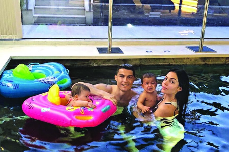 Cristiano Ronaldo, família, gémeos, Georgina, filhos, diversão
