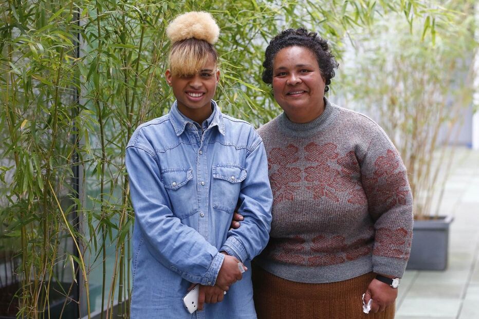 Matilde com Maria Alexandra    