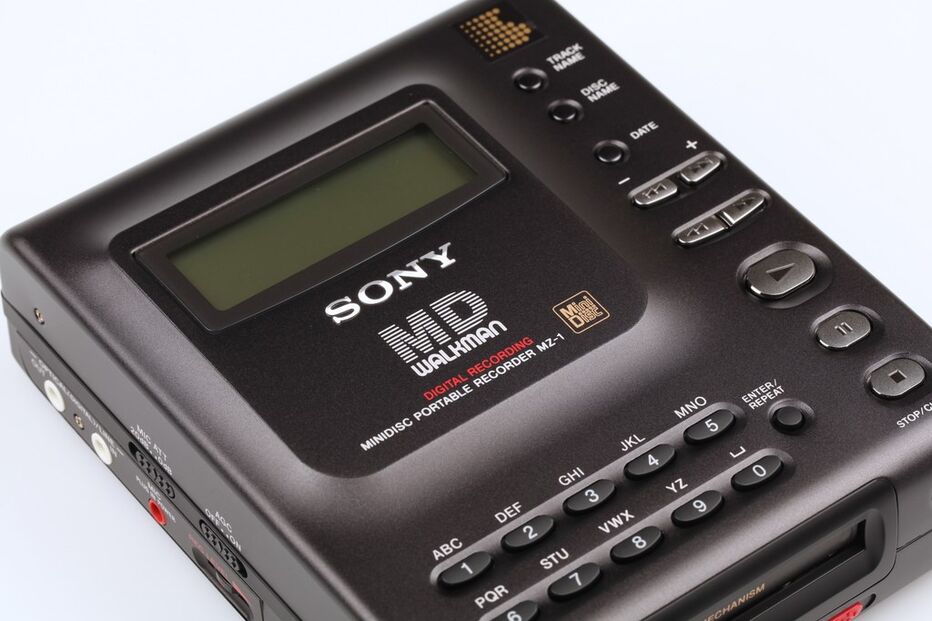 Leitor de MiniDisc (Sony MZ-1, 1992) - 1.060€