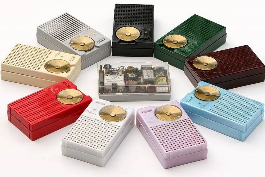 Rádio transistor (Regency TR-1, 1954) - 370€