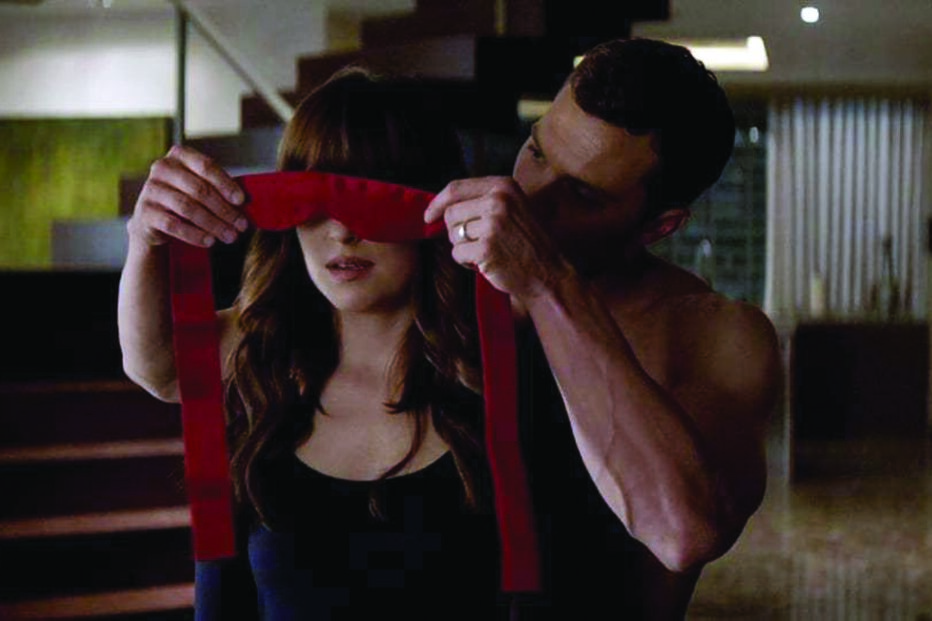 Dakota Johnson e Jamie Dornan numa das cenas mais aguardadas 