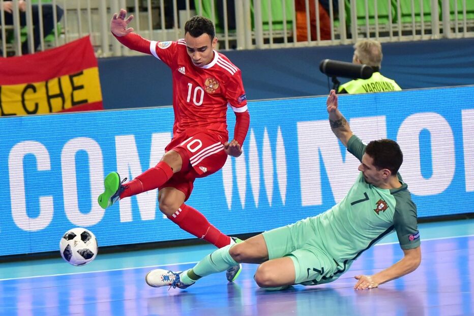 Portugal bateu Rússia na meia-final do Europeu de Futsal