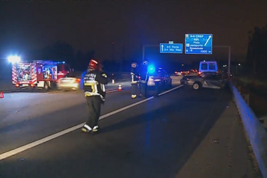 Acidente na A3, na Maia