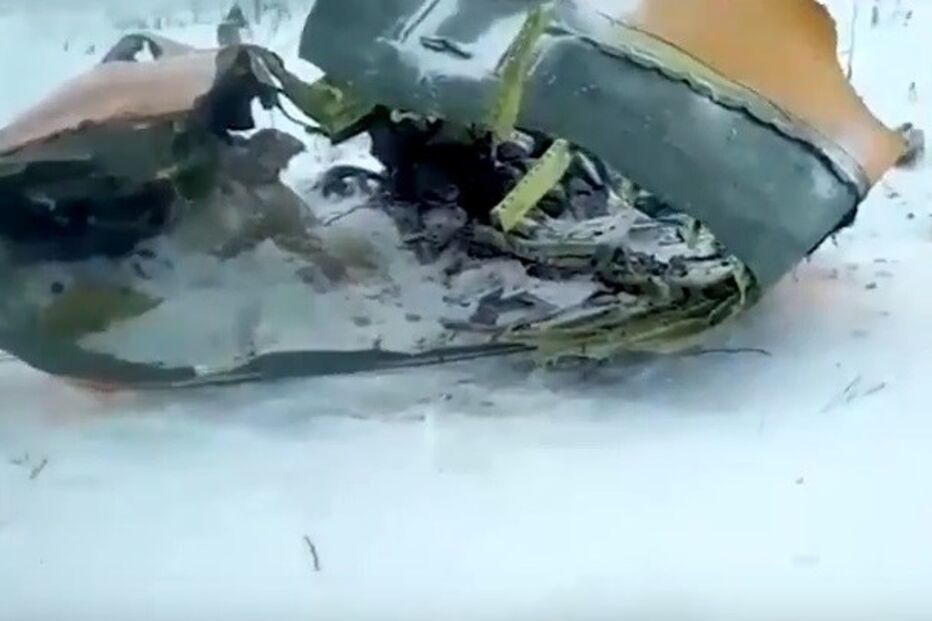 As primeiras imagens do avião despenhado na Rússia