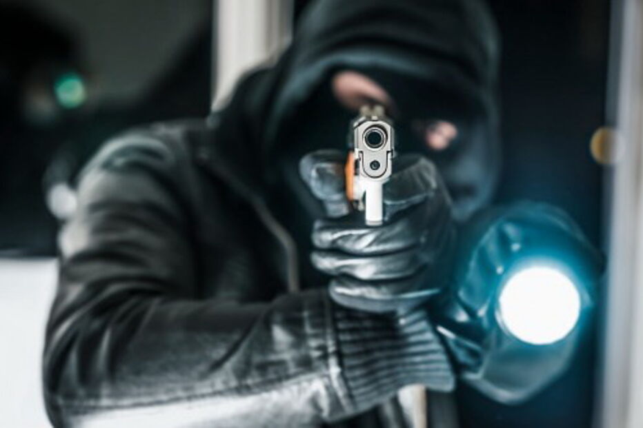 Assalto, arma, pistola, ataque, gangue