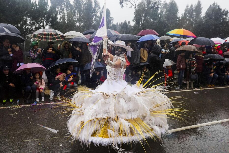 Corso de Carnaval em Ovar, em fevereiro de 2018