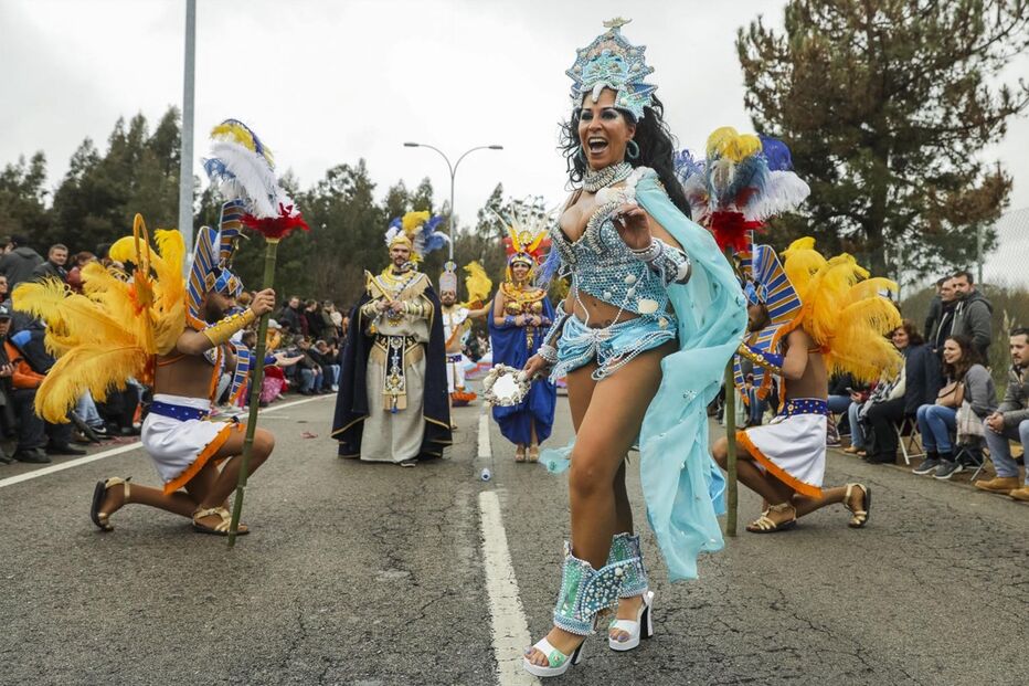 Corso de Carnaval em Ovar, em fevereiro de 2018