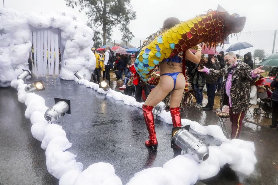 Corso de Carnaval em Ovar, em fevereiro de 2018