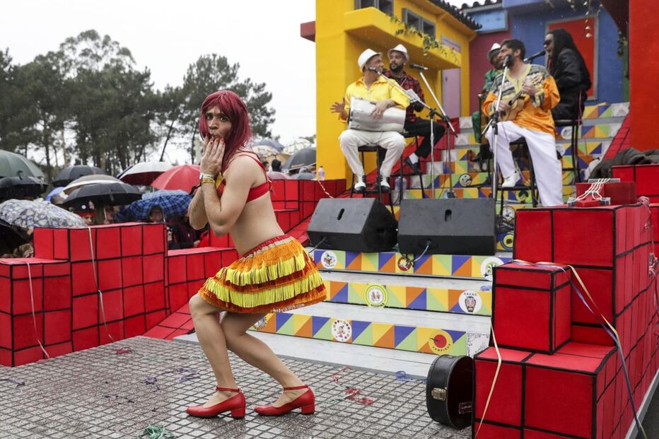 Corso de Carnaval em Ovar, em fevereiro de 2018