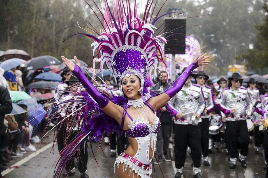 Corso de Carnaval em Ovar, em fevereiro de 2018