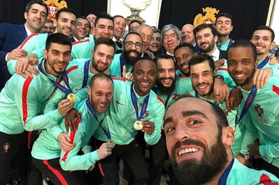 futsal, Ricardinho, Marcelo Rebelo de Sousa, presidente da república, europeu