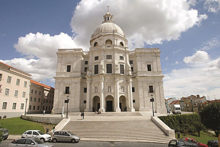 Panteão Nacional, em Lisboa, onde estão sepultadas figuras como Amália Rodrigues e Eusébio 