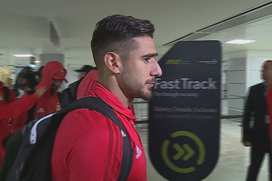 Salvio, jogador do Benfica