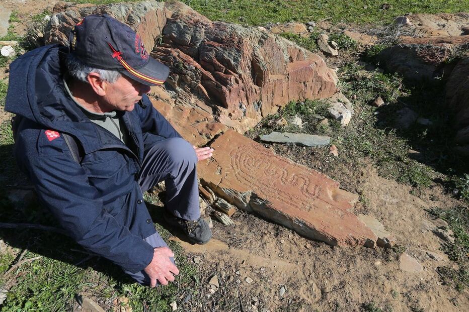 Gravuras de arte rupestre descobertas no Rio Guadiana, em Elvas