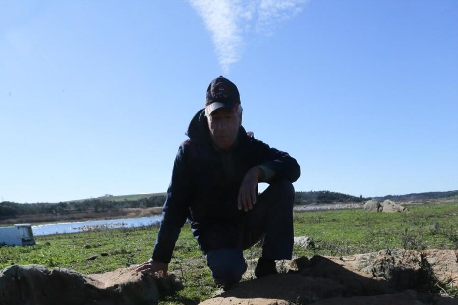 Gravuras de arte rupestre descobertas no Rio Guadiana, em Elvas