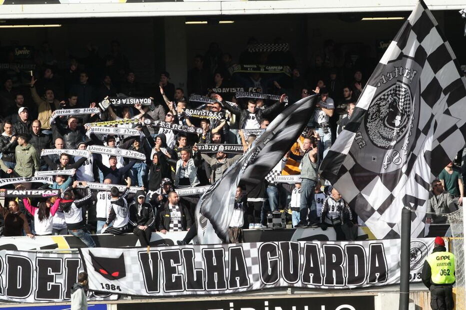 Adeptos do Boavista em Guimarães