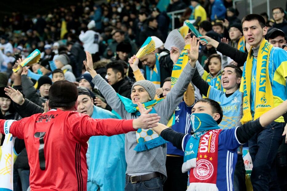 As melhores imagens do Astana-Sporting