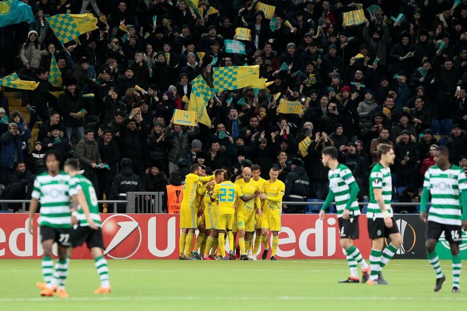 As melhores imagens do Astana-Sporting