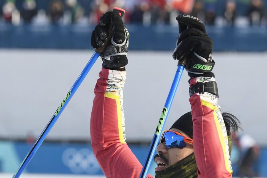 Kequyen Lam completou prova de esqui de fundo nos Jogos Olímpicos de Inverno de 2018