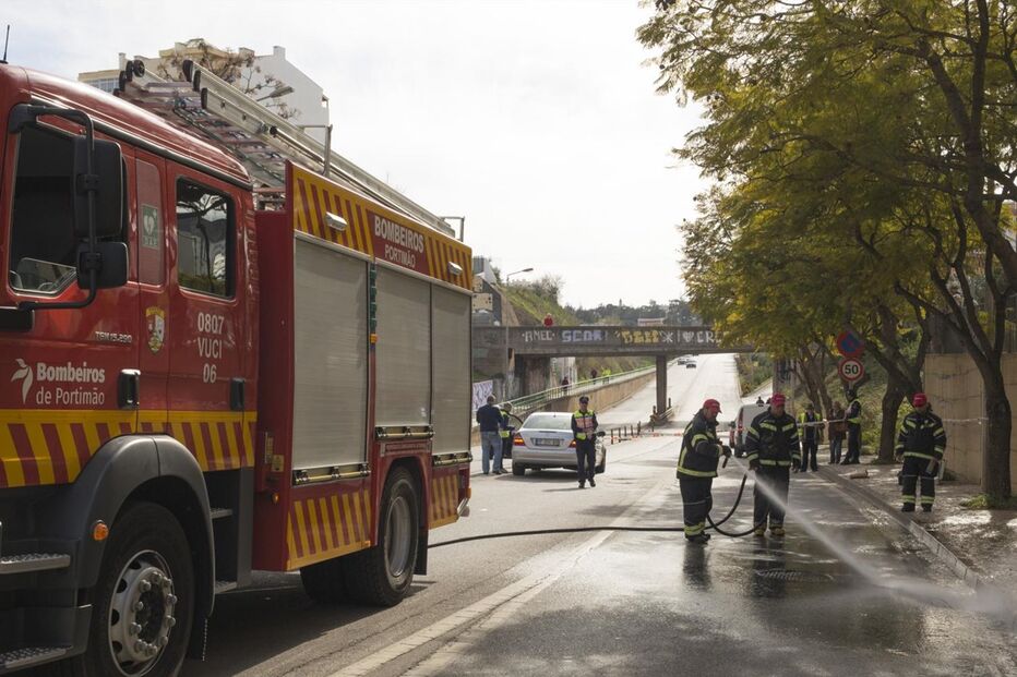 No túnel das Cardosas, em Portimão, foi colhida uma mulher de 42 anos