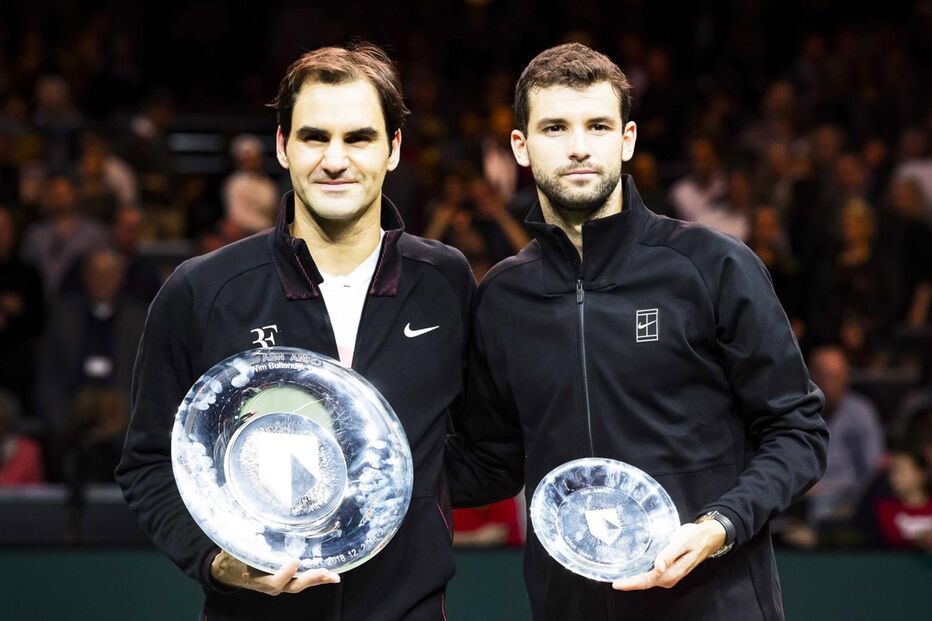 Federer bateu Dimitrov na final do torneio de Roterdão