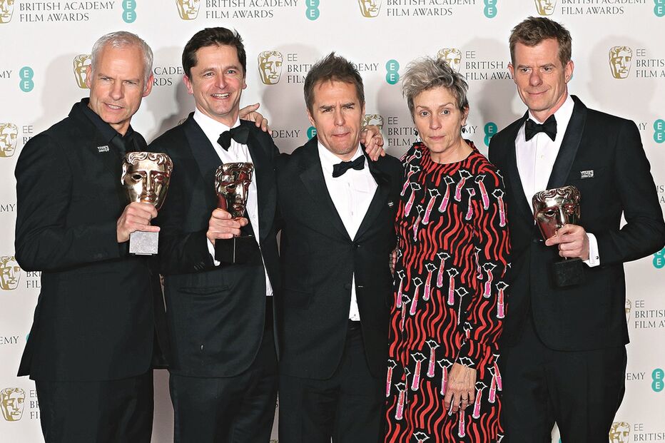 Três Cartazes à Beira da Estrada, Frances McDormand, Gary Oldman, BAFTA, prémios