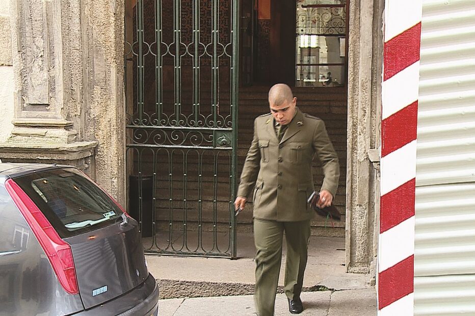 soldado, festa, multa, porto