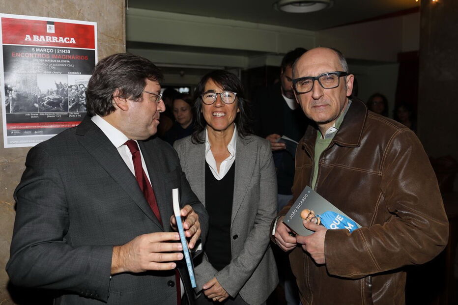 Cunha Velho, Gabriela Sobral (SIC) e Anónio Cordeiro