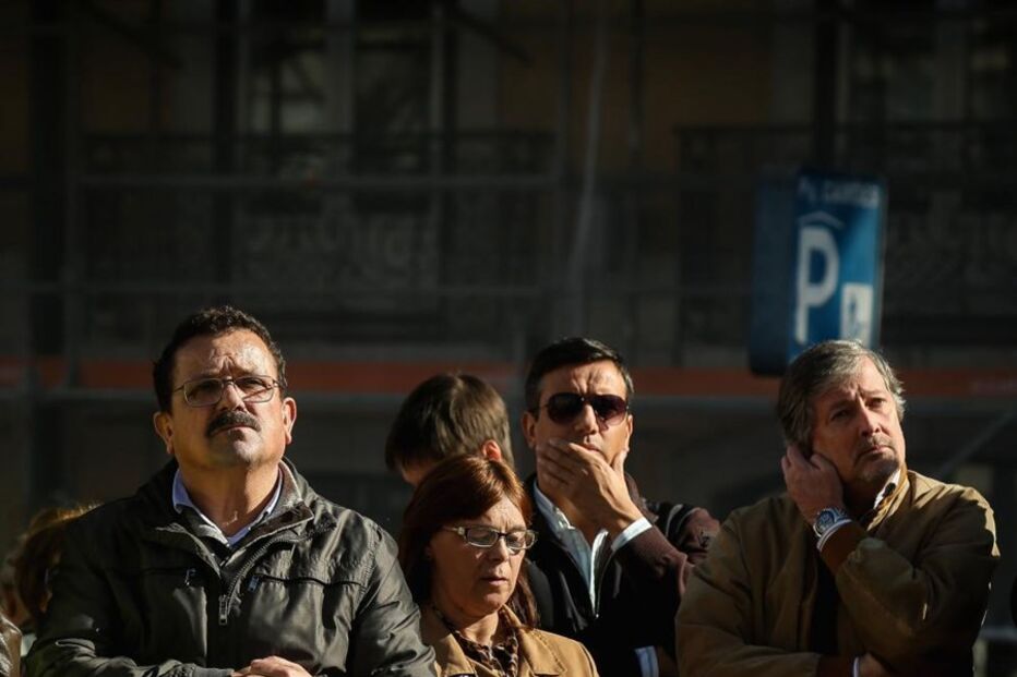 Manifestação de lesados do BES em Lisboa, em fevereiro de 2018