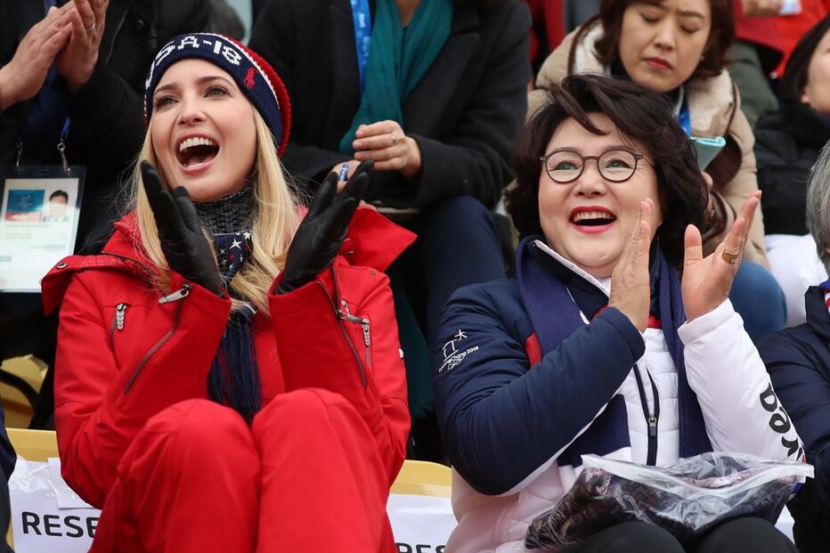 Ivanka Trump deslumbra nas bancadas dos Jogos Olímpicos