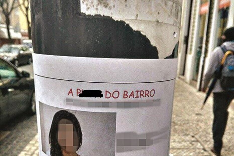 Cartaz nas ruas de Lisboa denuncia traição