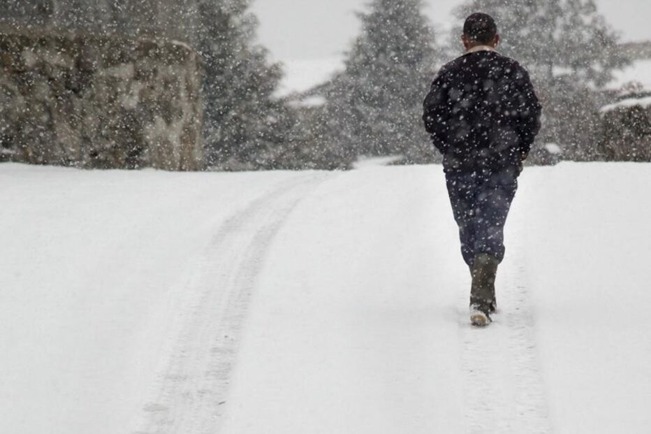 Neve cobre de branco Trás-os-Montes
