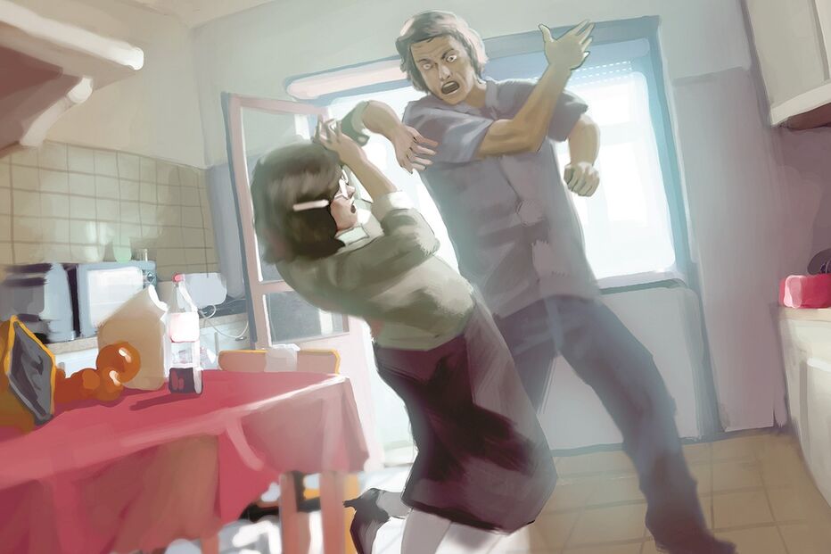 Rapta e espanca namorada em casa