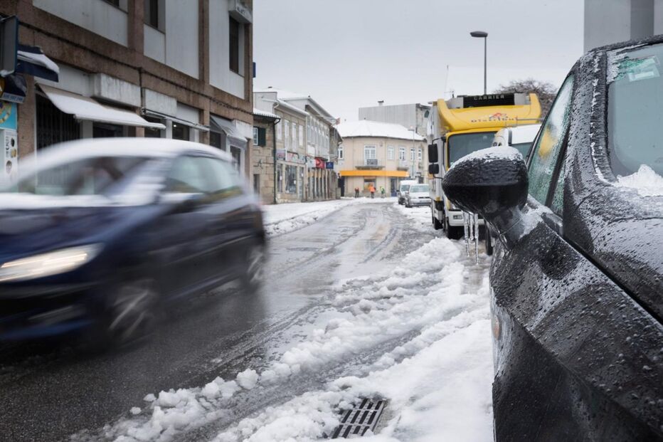 Neve em Vila Pouca de Aguiar