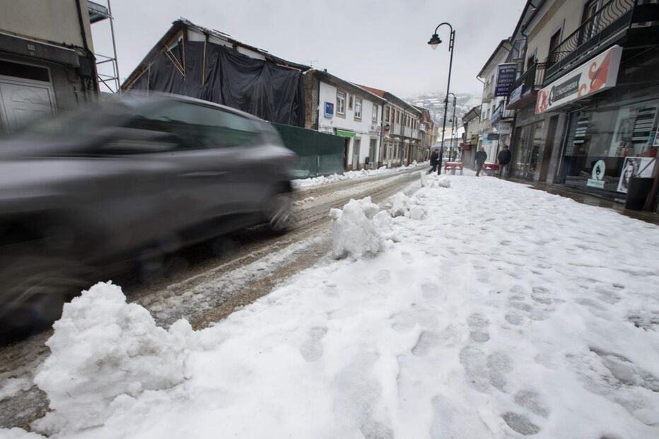 Neve em Vila Pouca de Aguiar