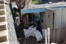 Bar do Garajau foi destruído pelas ondas