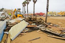 Mau tempo fez estragos avultados em Portimão