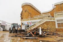 Mau tempo fez estragos avultados em Portimão