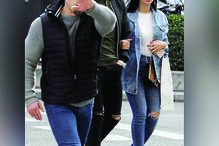 Cristiano Ronaldo e Georgina de braço dado em Madrid