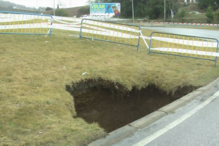 Aluimento de terra em Bragança