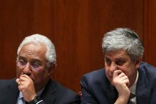 António Costa e Mário Centeno, o ministro das Finanças