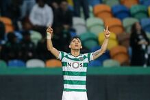 Montero celebra o golo marcado ao Plzen